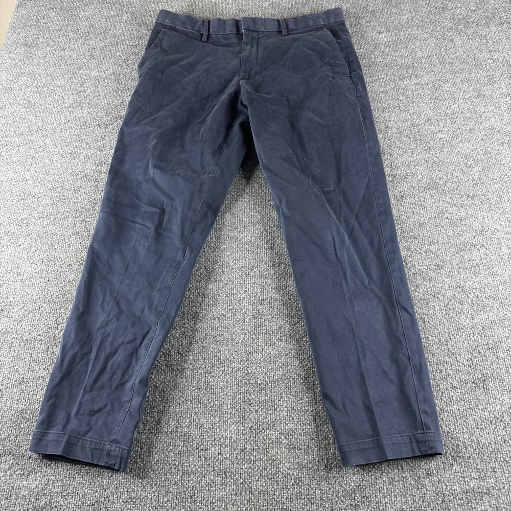 Banana Republic Pants Mens 33x29* Blue Mason Athletic Tapered Chino Pockets